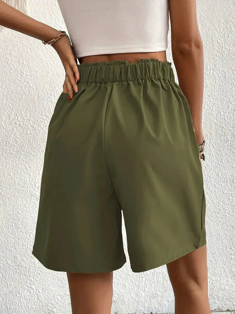 Nanna - Shorts aus Leinen mit hoher Taille