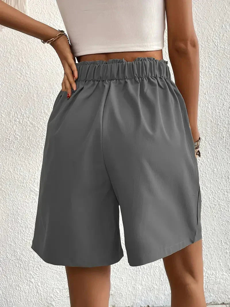 Nanna - Shorts aus Leinen mit hoher Taille