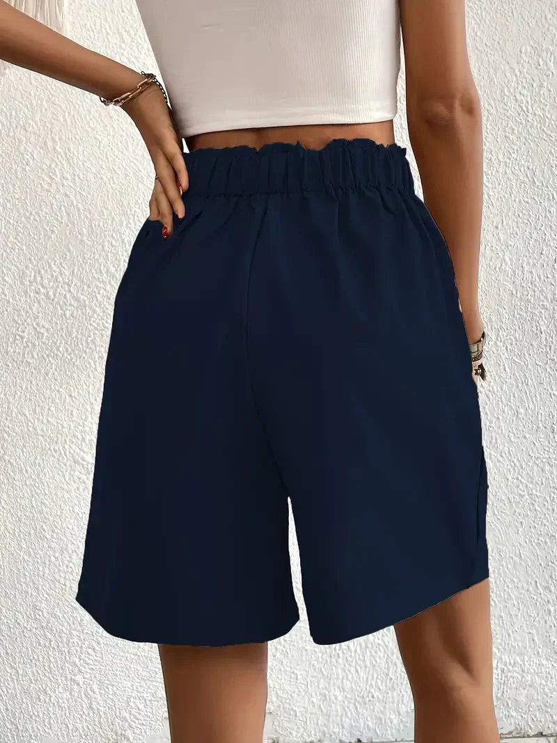 Nanna - Shorts aus Leinen mit hoher Taille