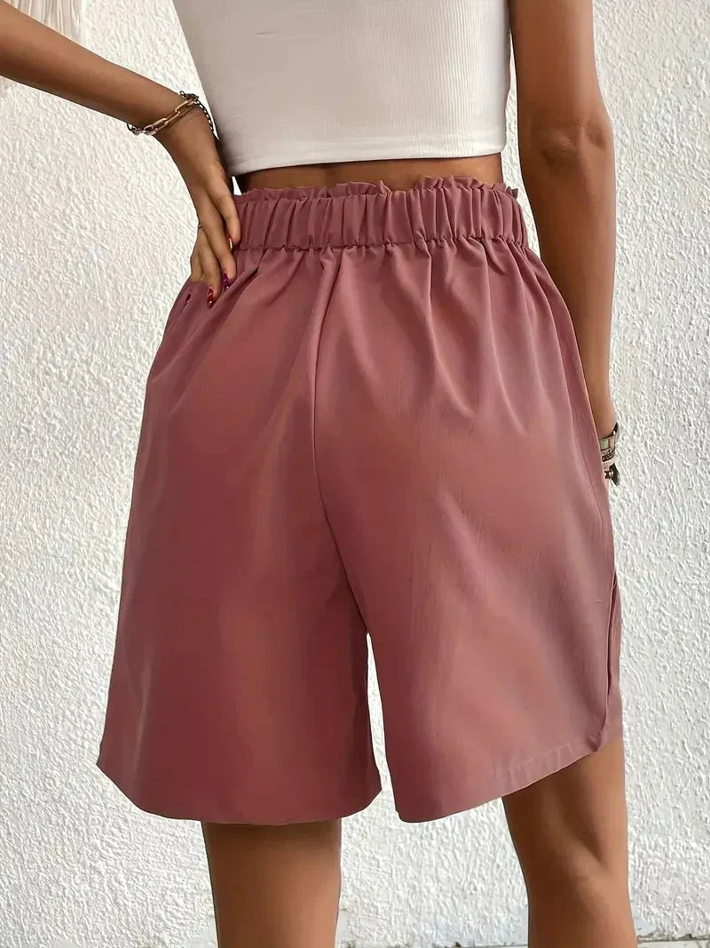 Nanna - Shorts aus Leinen mit hoher Taille