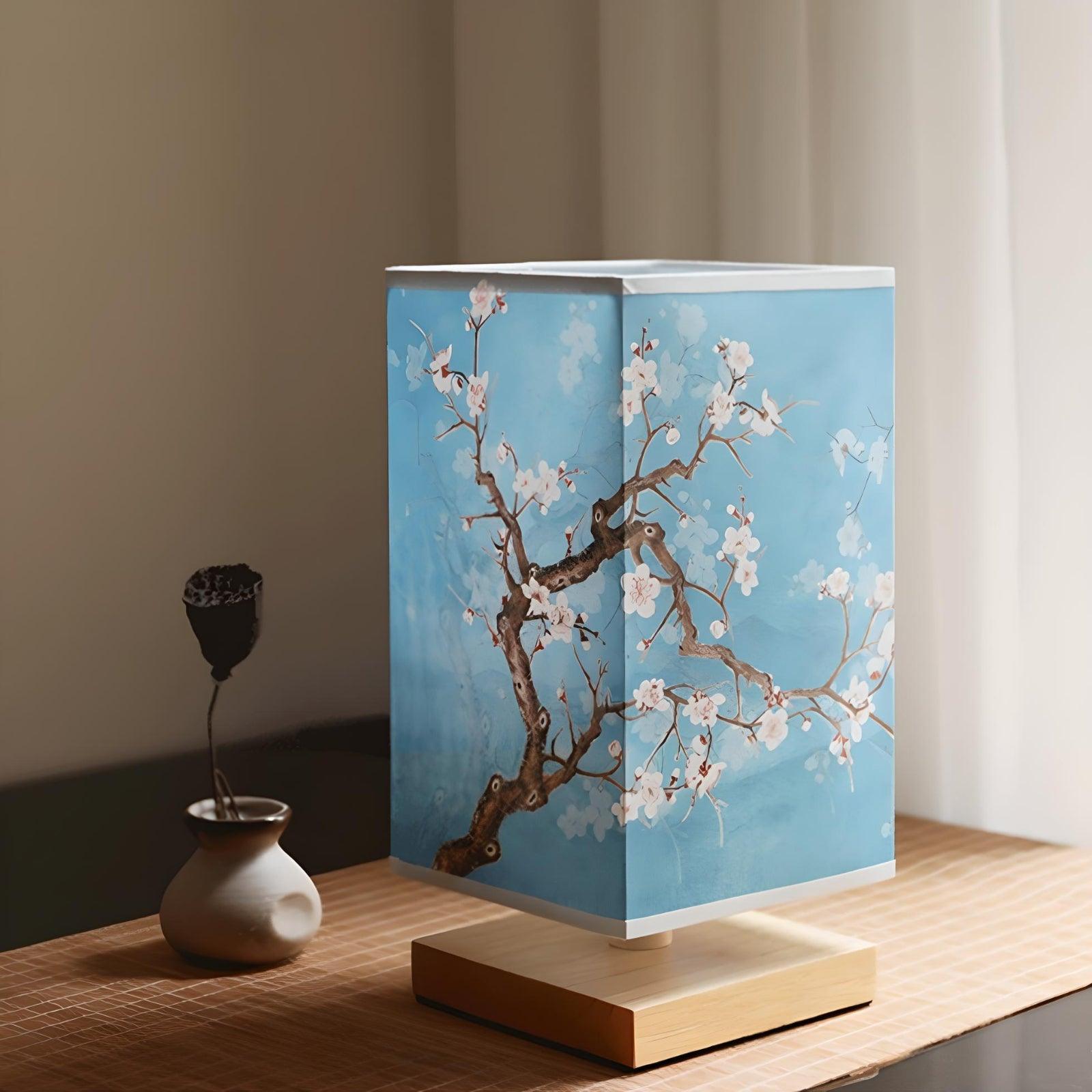 SakuraLight – Dimmable Tischlampe im japanischen Stil