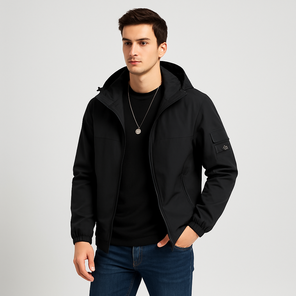 Marco | Utility-Jacke mit Kapuze