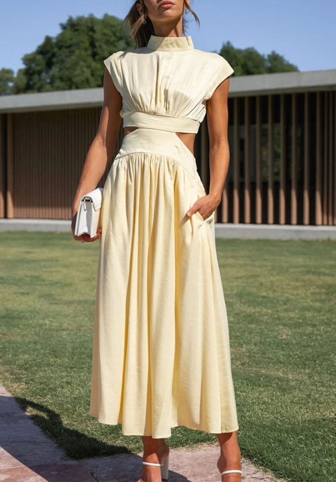 Mille - Midikleid mit Schildkrötenhalsauschnitt