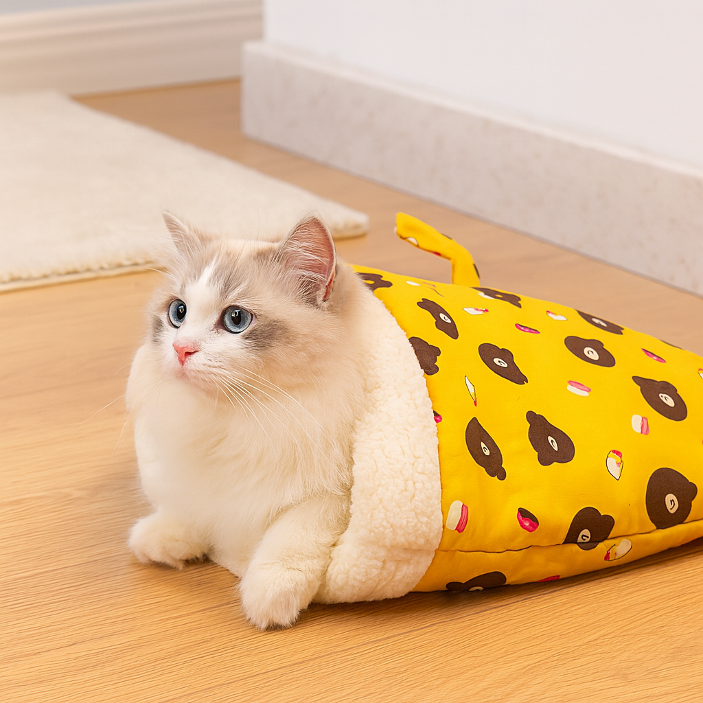 MoonLounge | Plüsch-Katzen-Schlafpod