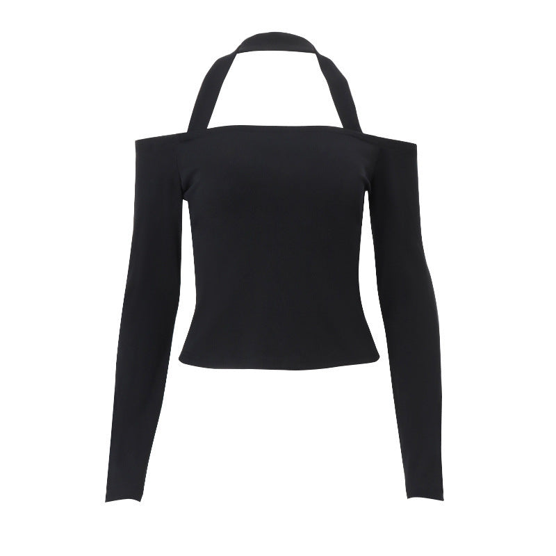 Thea - Langärmliges Off-Shoulder-Top