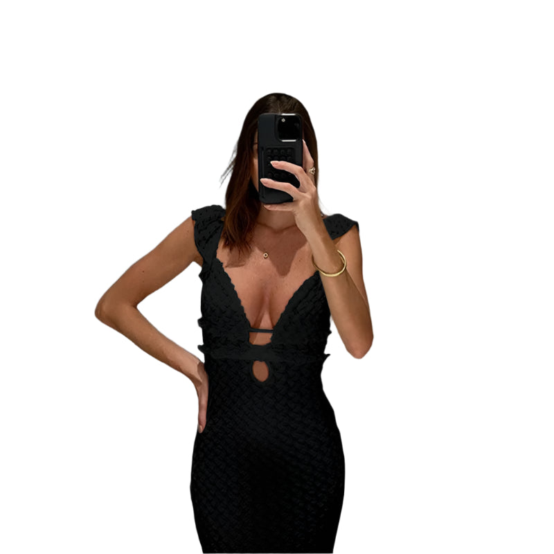 Mira-rose - Innovative Bodycon-Kleid mit Ausschnitt