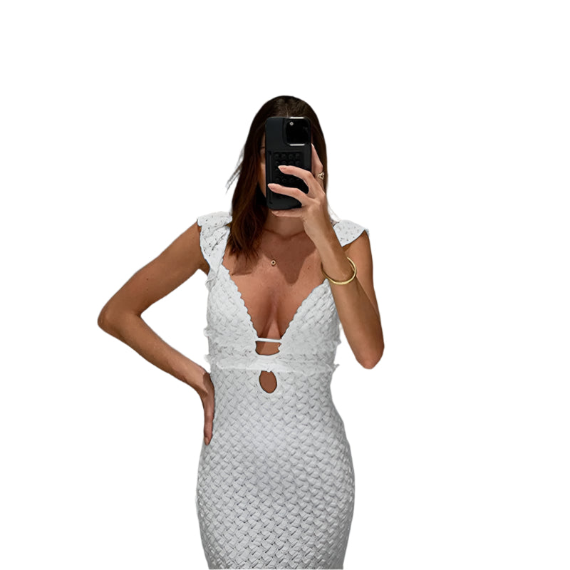 Mira-rose - Innovative Bodycon-Kleid mit Ausschnitt