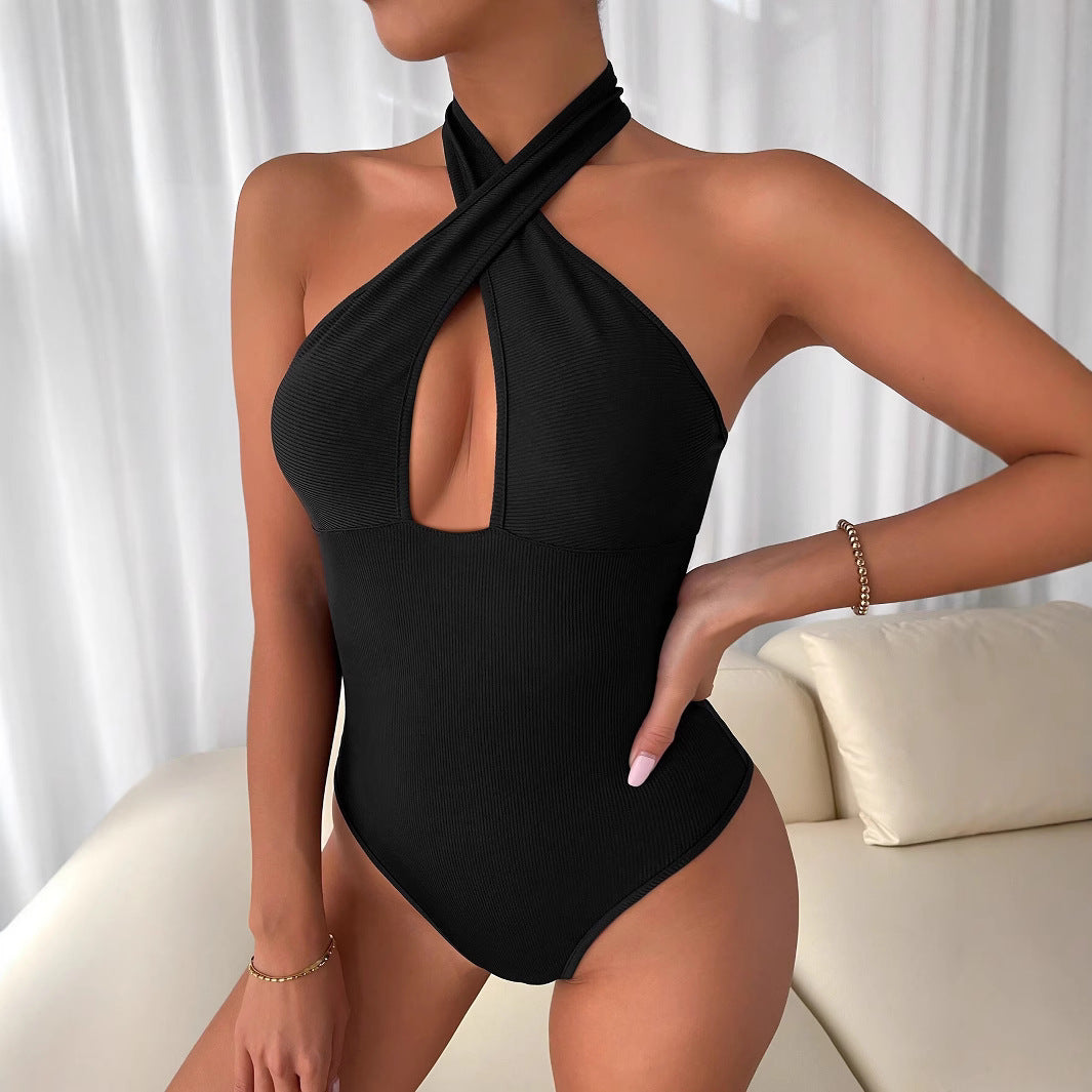 Hilary - Kreuz-Hohlschlitz Grunge-Body