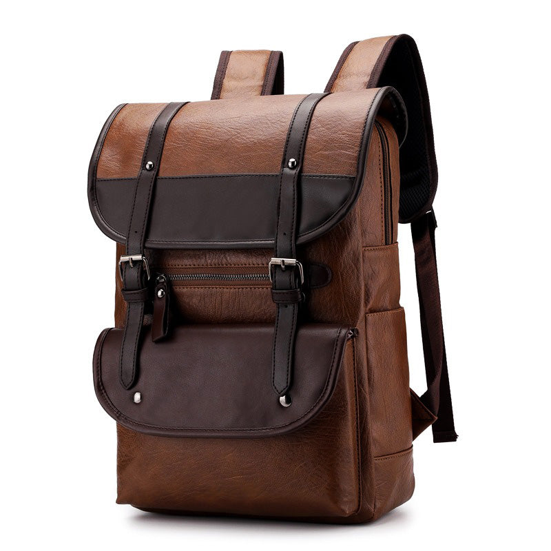 David - Vintage-Rucksack mit Schnallenverschluss