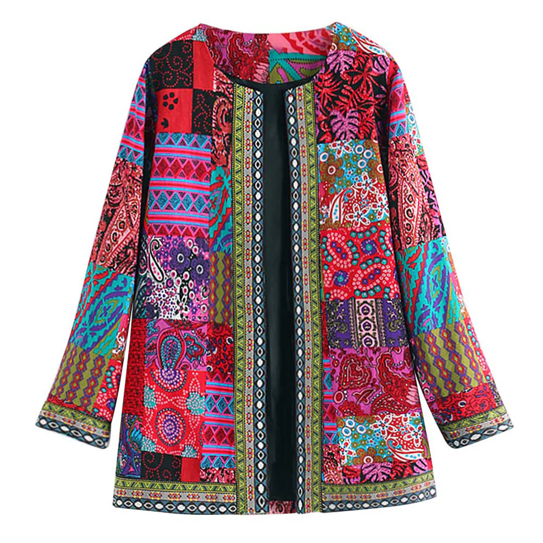 Nora – Klassische Strickjacke mit Rundhalsausschnitt