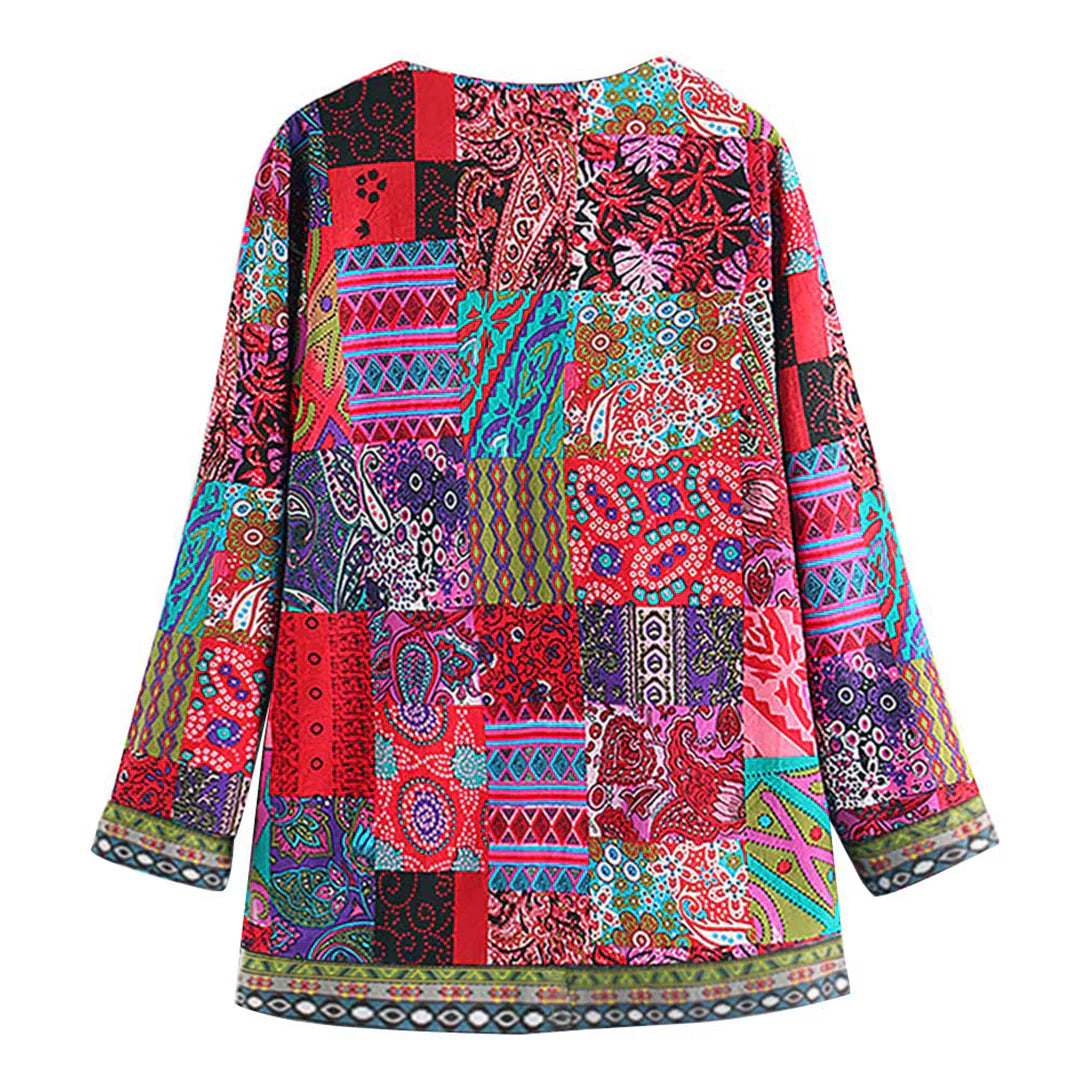 Nora – Klassische Strickjacke mit Rundhalsausschnitt