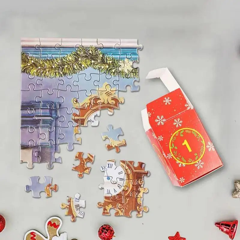 Adventskalender mit Puzzles zum Countdown bis Weihnachten