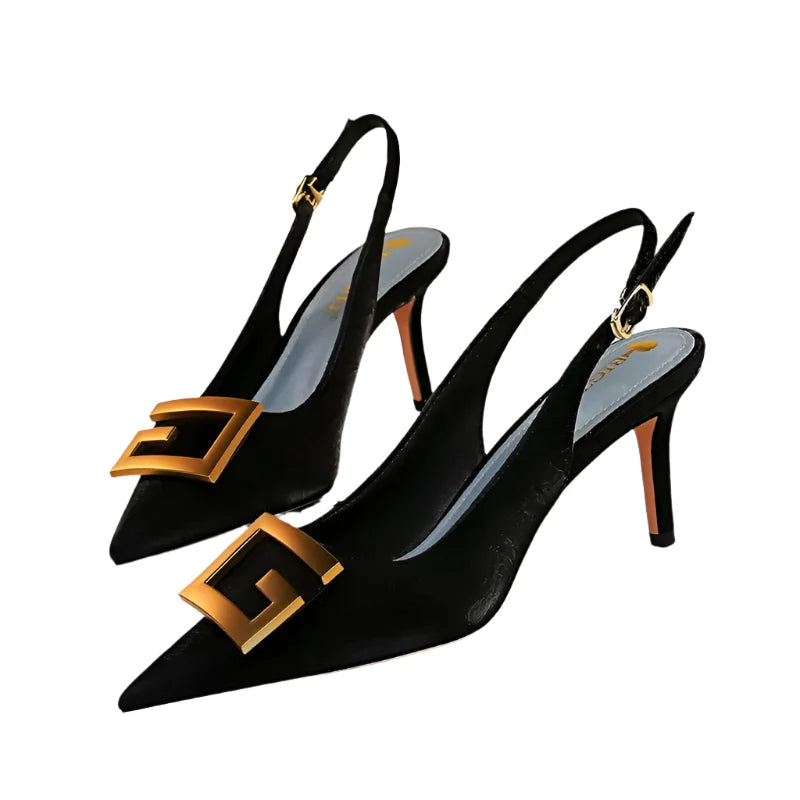 Myline – Verstellbare Absätze mit Slingback-Riemen