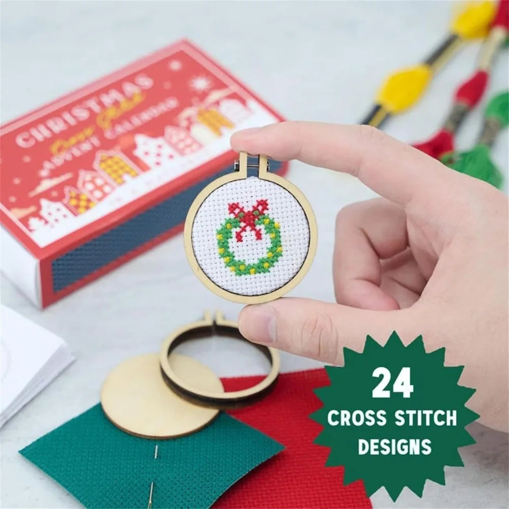 Weihnachts-Kreuzstich-Adventskalender