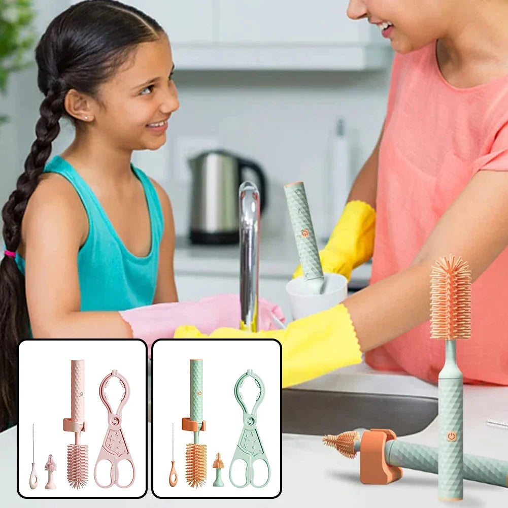 CleanBrush rotierender elektrischer Flaschenreiniger für müheloses Reinigen