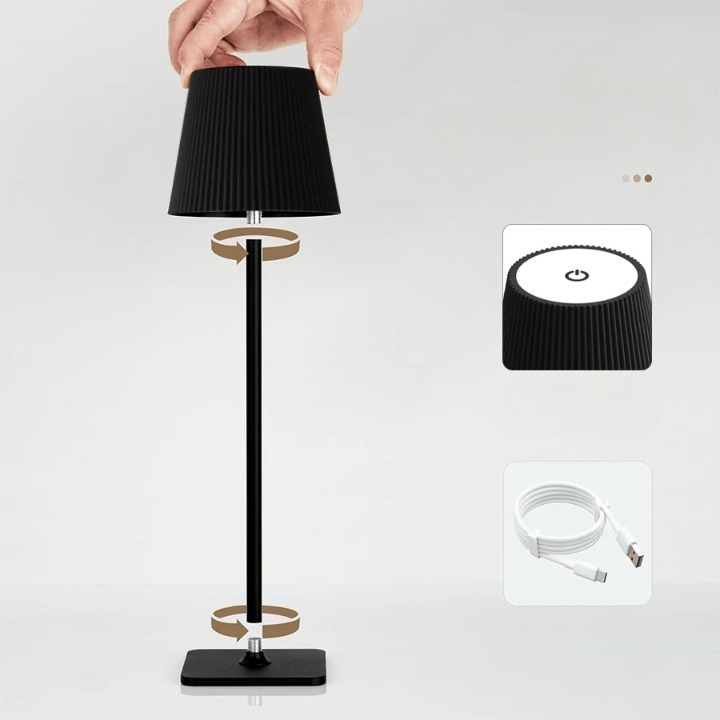 Klassische LED-Tischlampe mit Sensor
