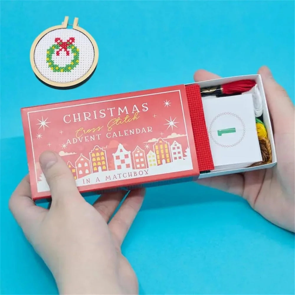 Weihnachts-Kreuzstich-Adventskalender