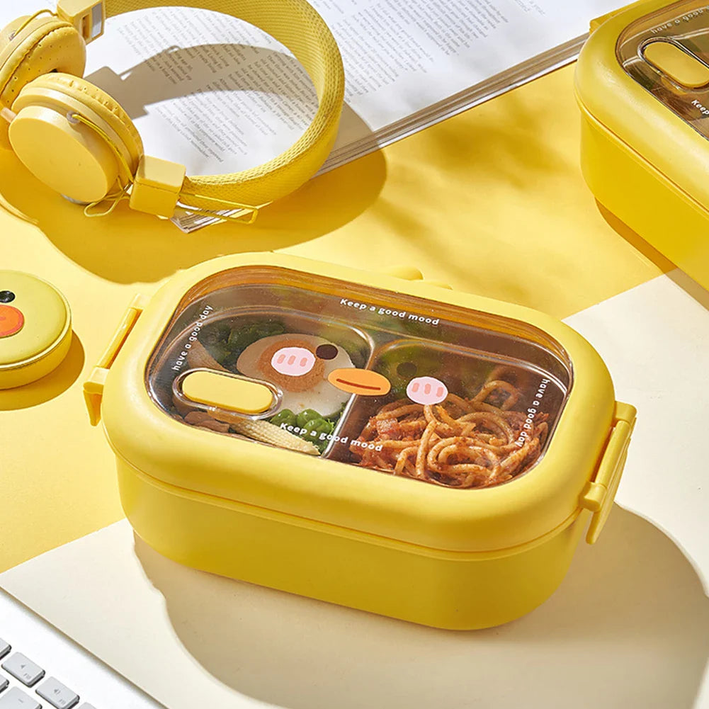 Kinderschule Süße Bento-Box versiegelte tragbare Lebensmittelbehälter