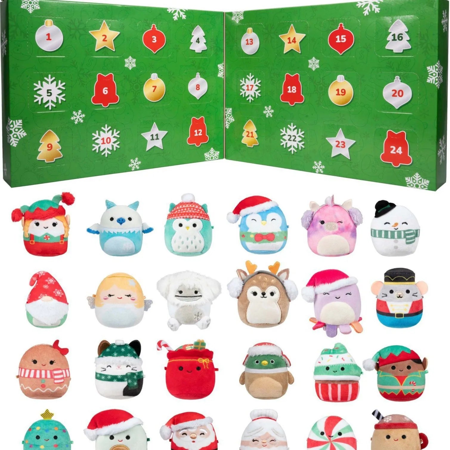Adventskalender-Set mit Plüschtiere