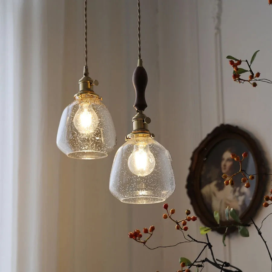 LumiElegance – Vintage Glas Pendelleuchte
