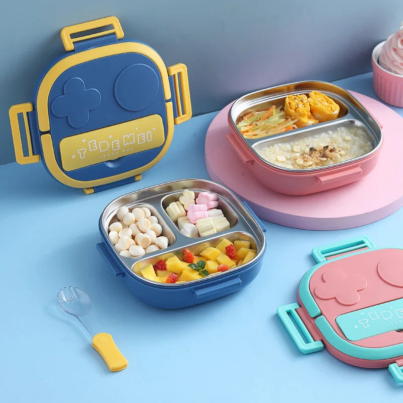 Tragbare Babynahrungsbox aus Edelstahl