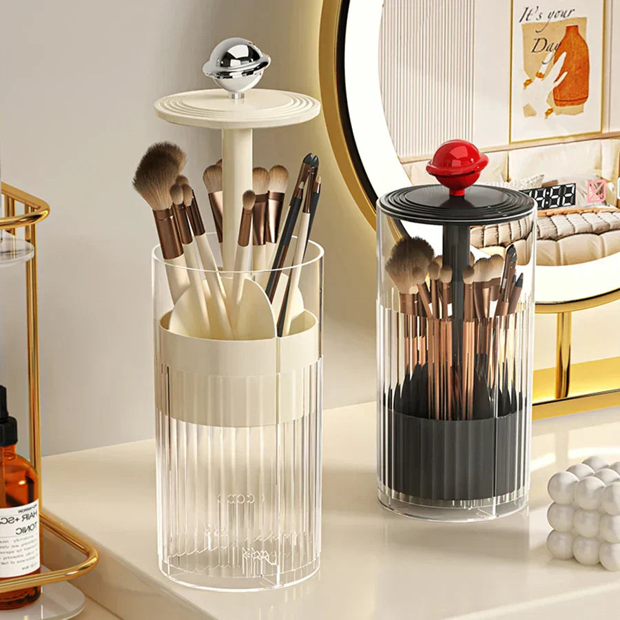 Auto Lift Make-up-Pinsel-Organizer | Stilvolle Kosmetikaufbewahrung