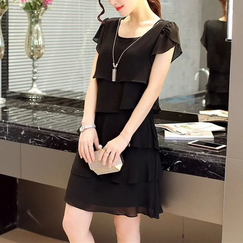 Luna Klassische Sommerkleid für Damen – Einfach und Bequem