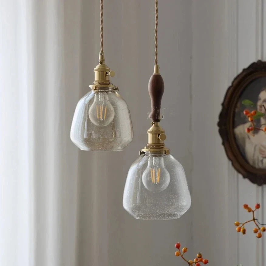LumiElegance – Vintage Glas Pendelleuchte
