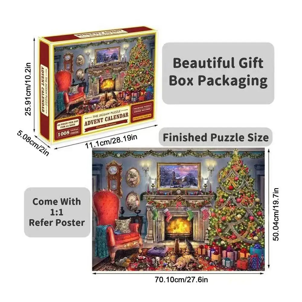 Adventskalender mit Puzzles zum Countdown bis Weihnachten