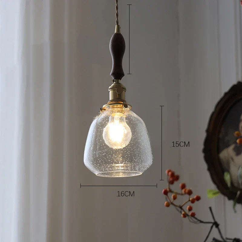 LumiElegance – Vintage Glas Pendelleuchte