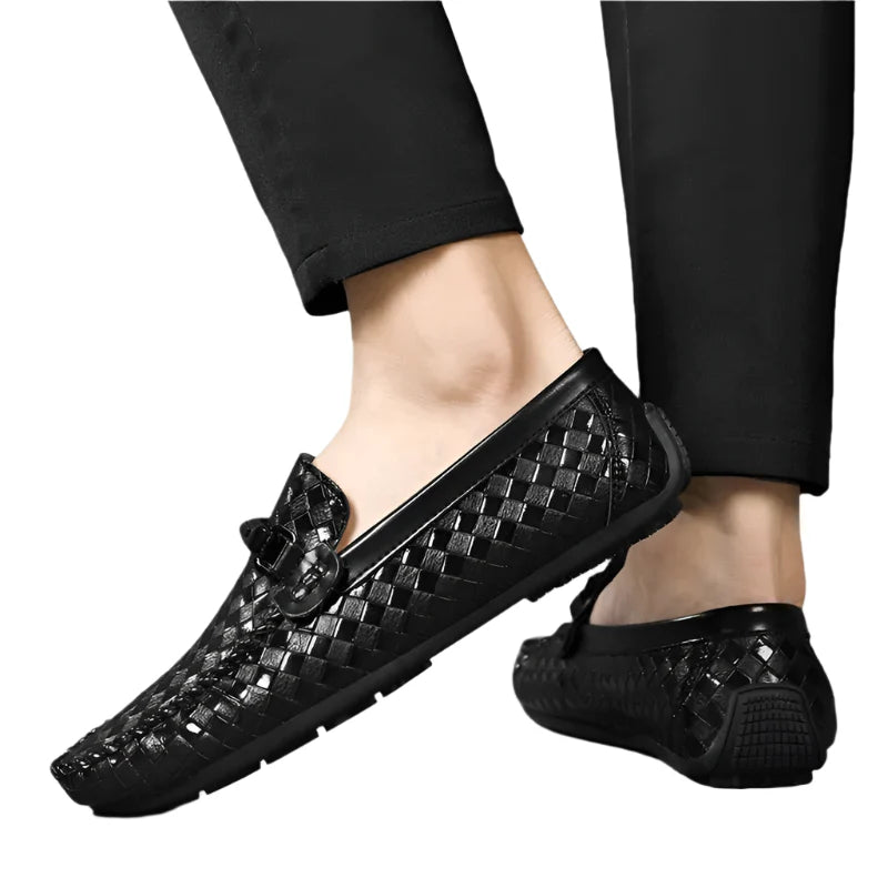 Sander – Robuste Sohle gewebte Slipper