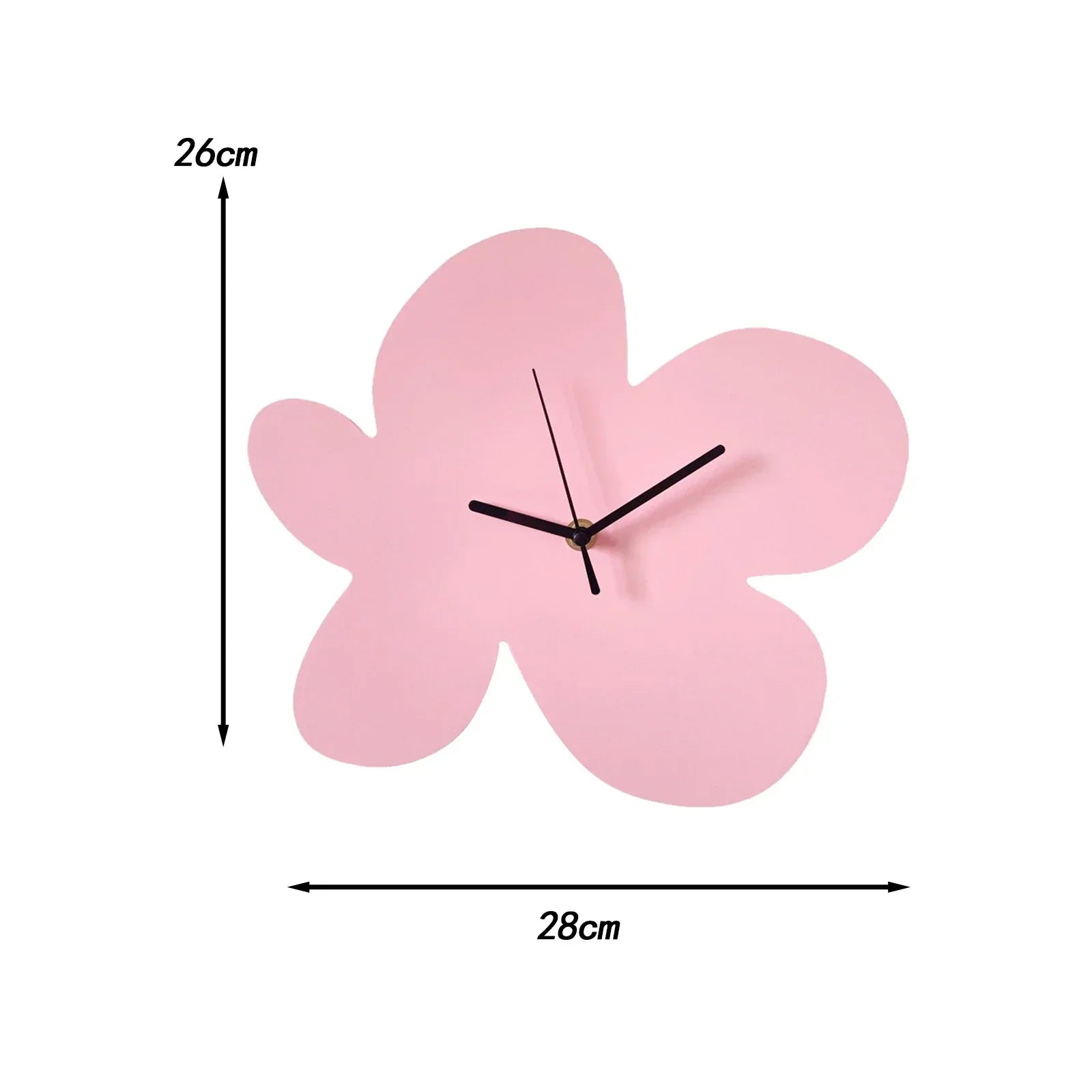 BloomingTime – Wunderliche Wanduhr mit Blumenmuster