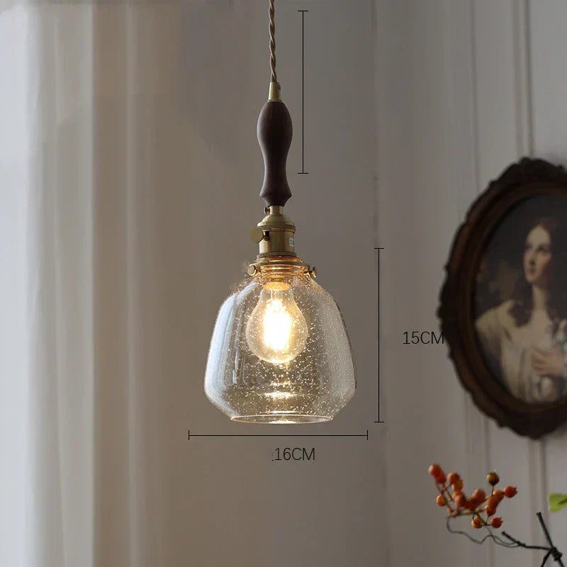 LumiElegance – Vintage Glas Pendelleuchte