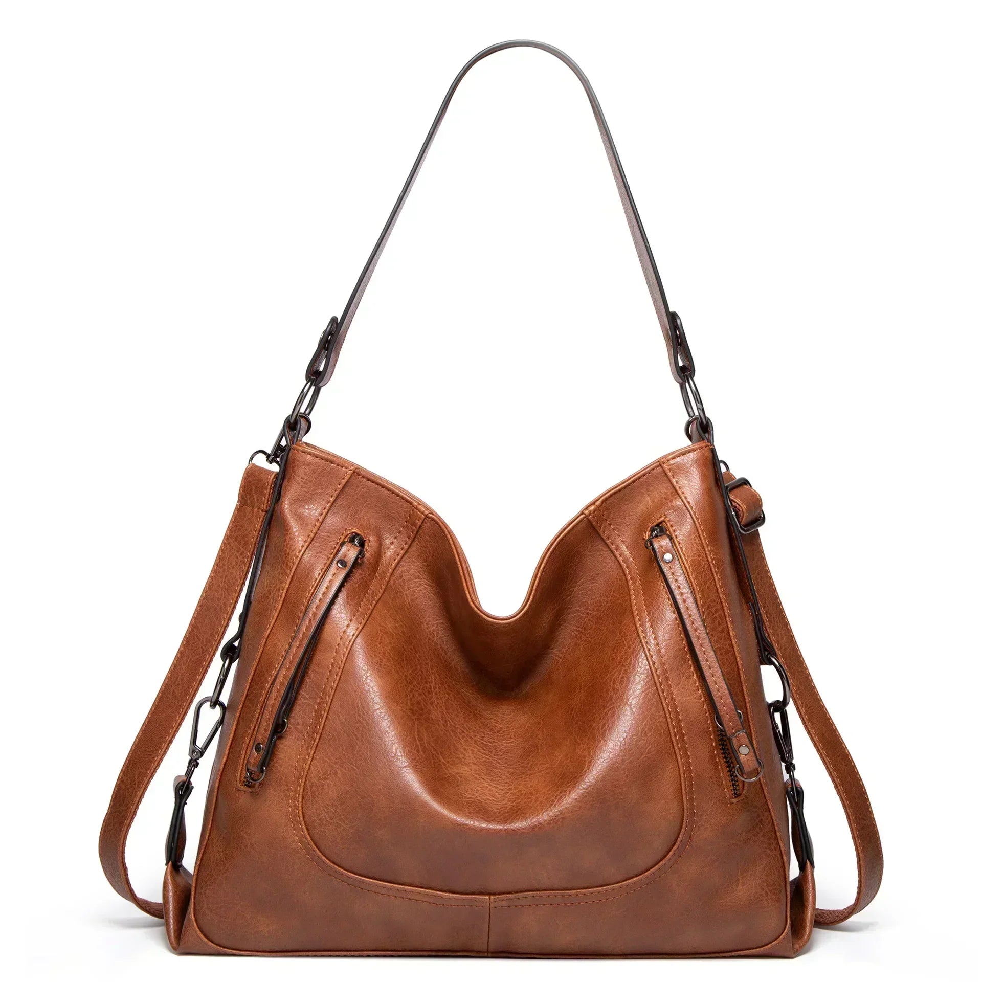 Synne – Schicke lockere Hobo Tasche mit Schulterriemen