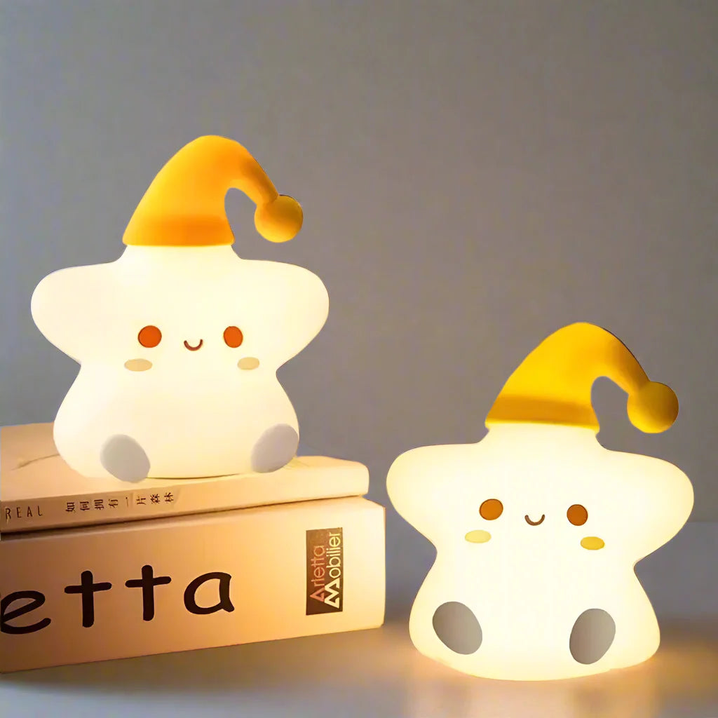 StarSnuggle - Niedliche Sternförmige Nachtlichter mit sanftem Glühen