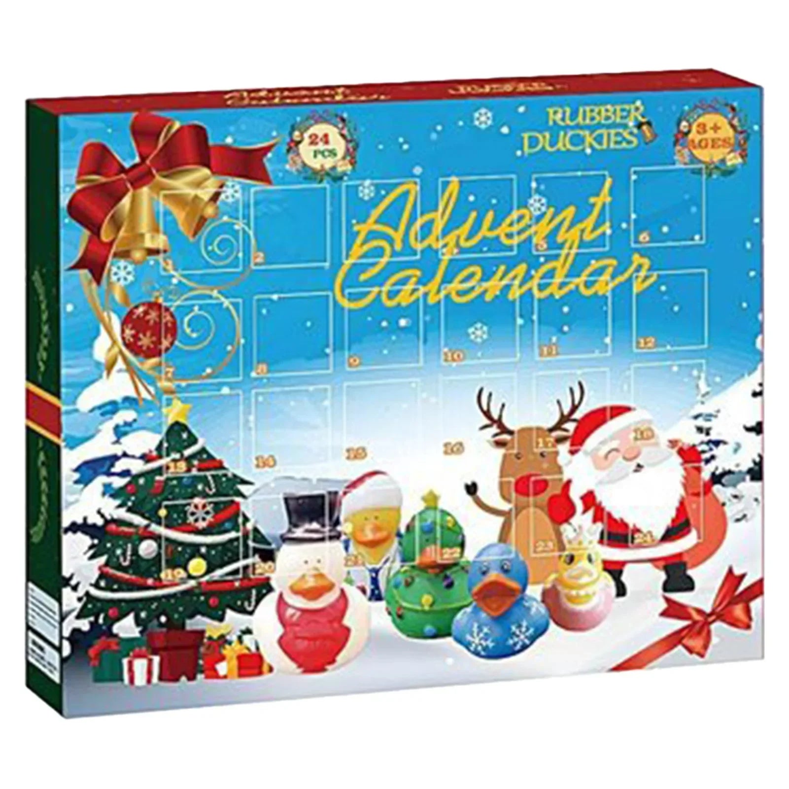 Weihnachts-Countdown Gummiente-Adventskalender