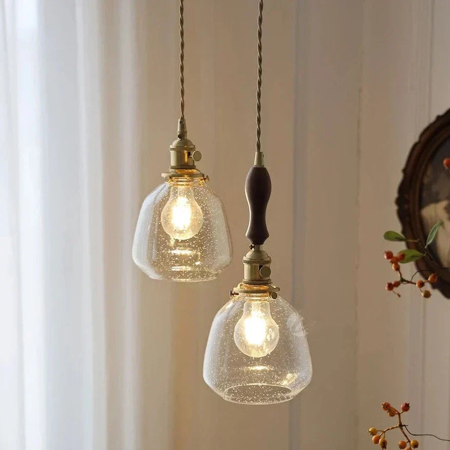 LumiElegance – Vintage Glas Pendelleuchte