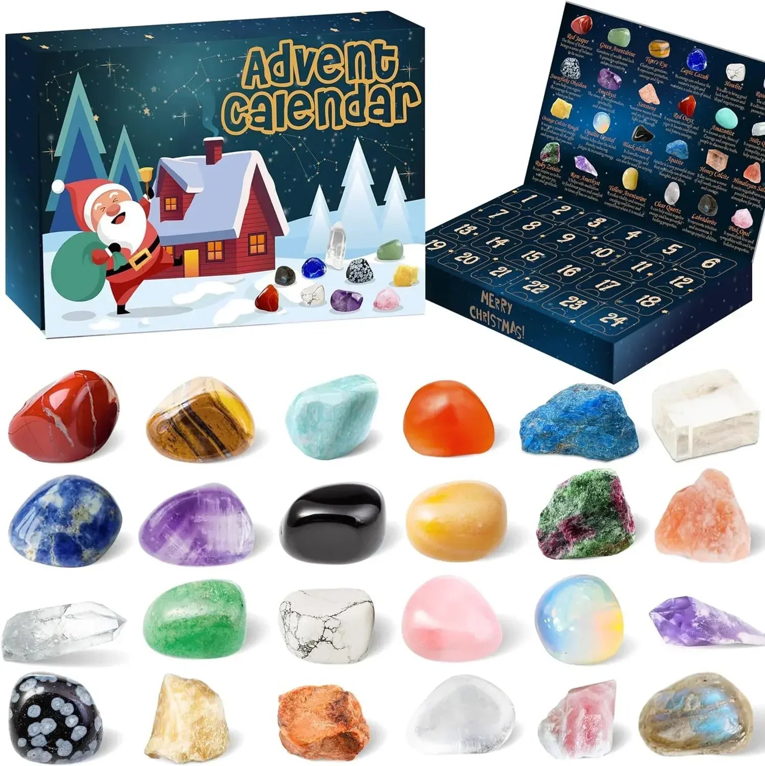 Ava Crystal Adventskalender mit Edelsteinen