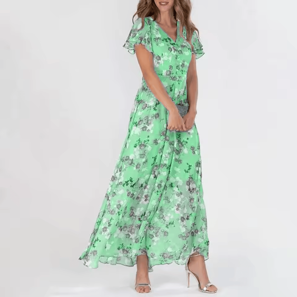Jade | Farbenfrohe elegante Kleid