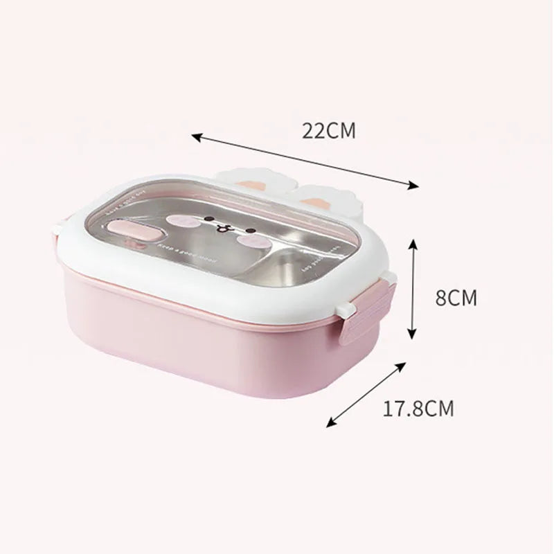 Edelstahl isolierte süße Lunchbox