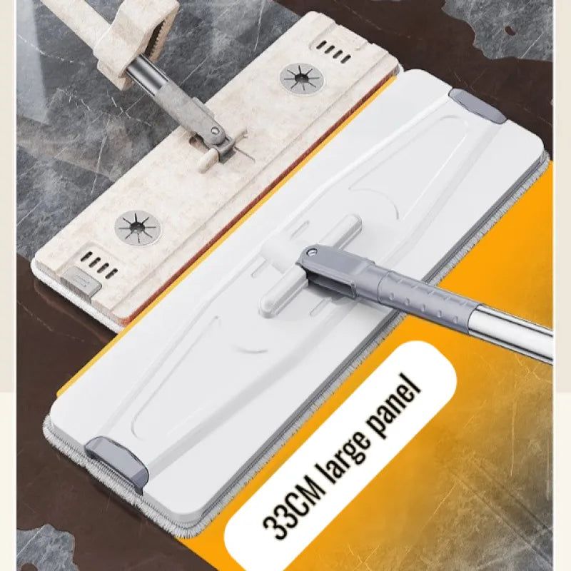 SwiftMop – Selbst-Wringende Flachmopp und Eimer Set