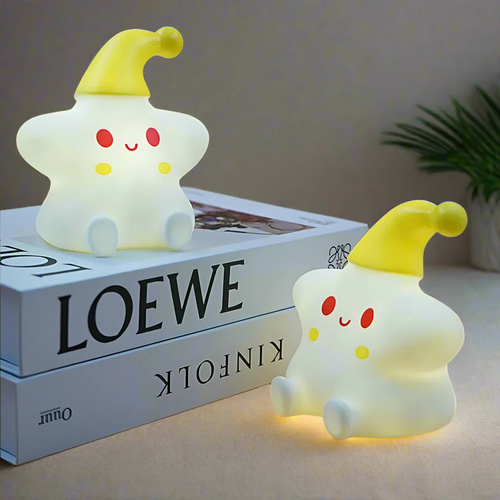 StarSnuggle - Niedliche Sternförmige Nachtlichter mit sanftem Glühen