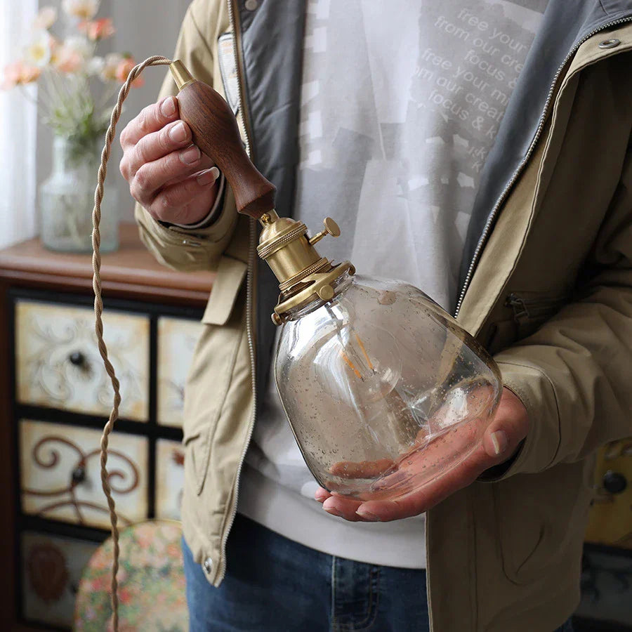 LumiElegance – Vintage Glas Pendelleuchte