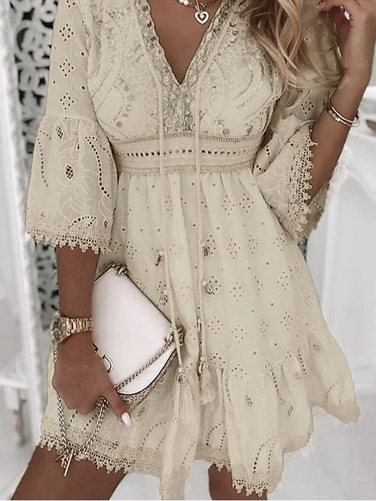 Mila Leichte Sommerkleid – Atmungsaktiver Komfort mit femininer Passform