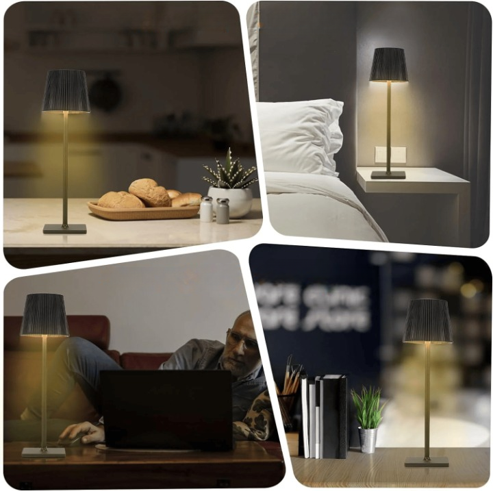 Klassische LED-Tischlampe mit Sensor