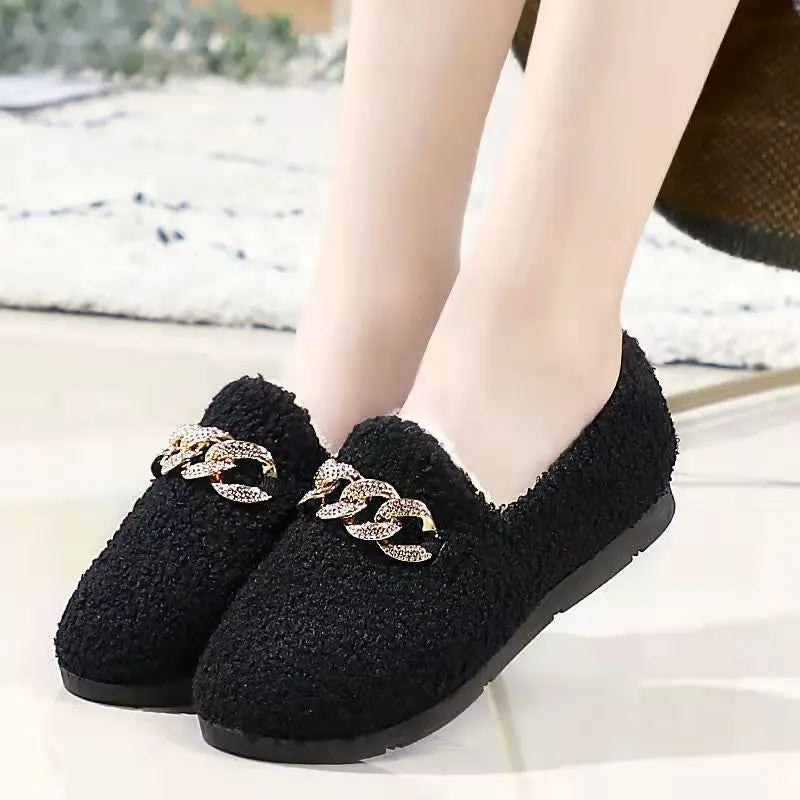 Holly - Bequeme Schuhe mit strapazierfähiger Außensohle und Schnalle