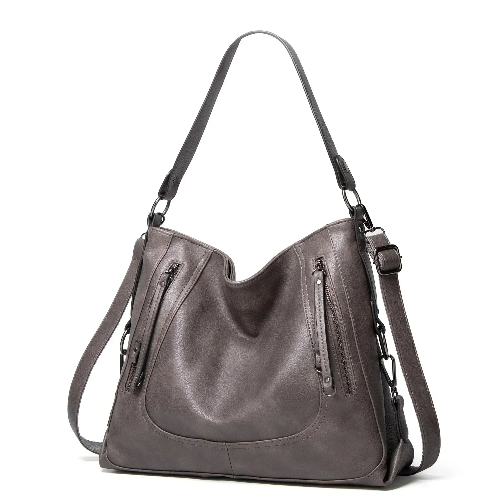 Synne – Schicke lockere Hobo Tasche mit Schulterriemen