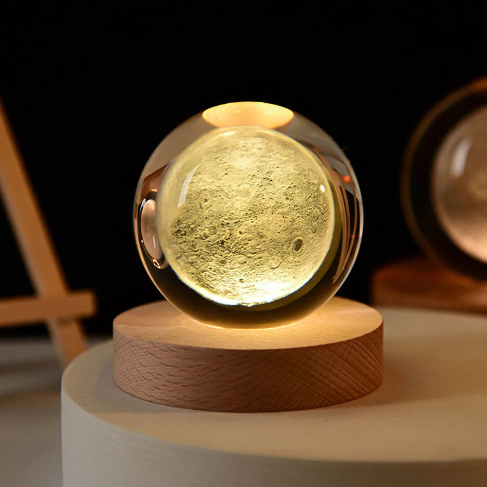 StellarGlow - 3D Planeten-Nachtlampe mit Sonnensystemdesign