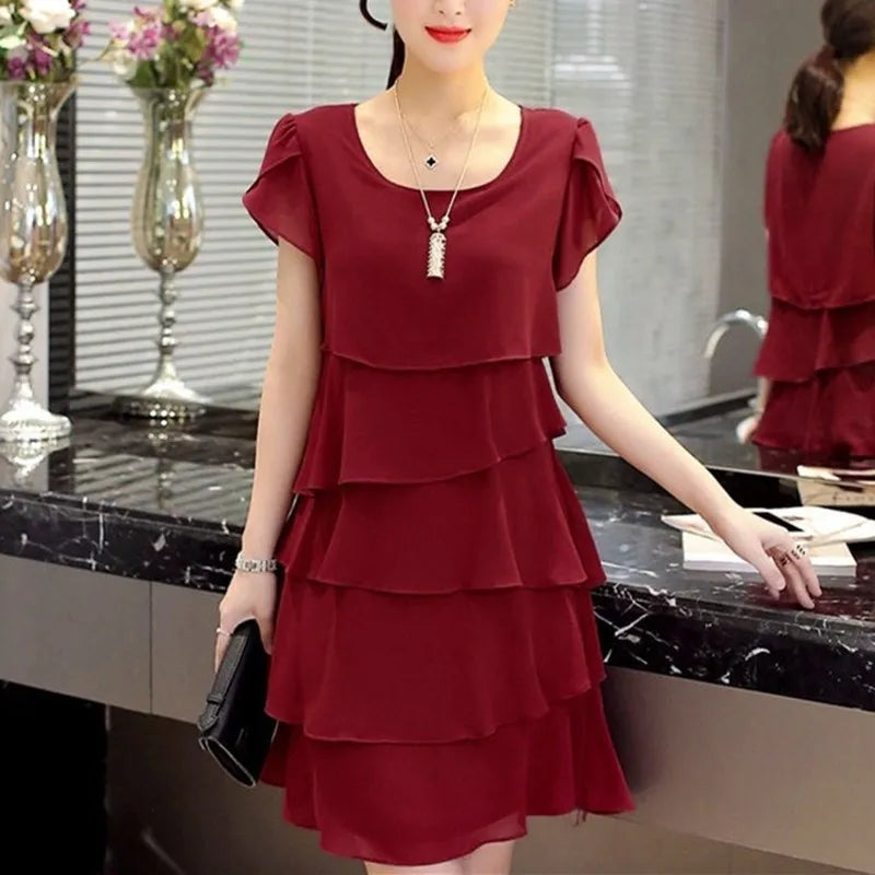 Luna Klassische Sommerkleid für Damen – Einfach und Bequem