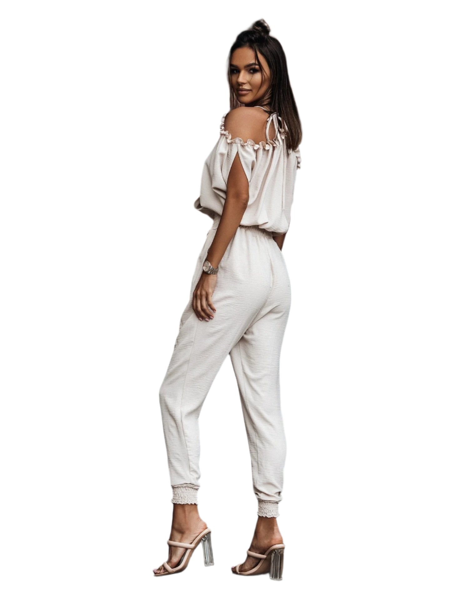 Marjorie - Elegante Off-Shoulder Jumpsuit